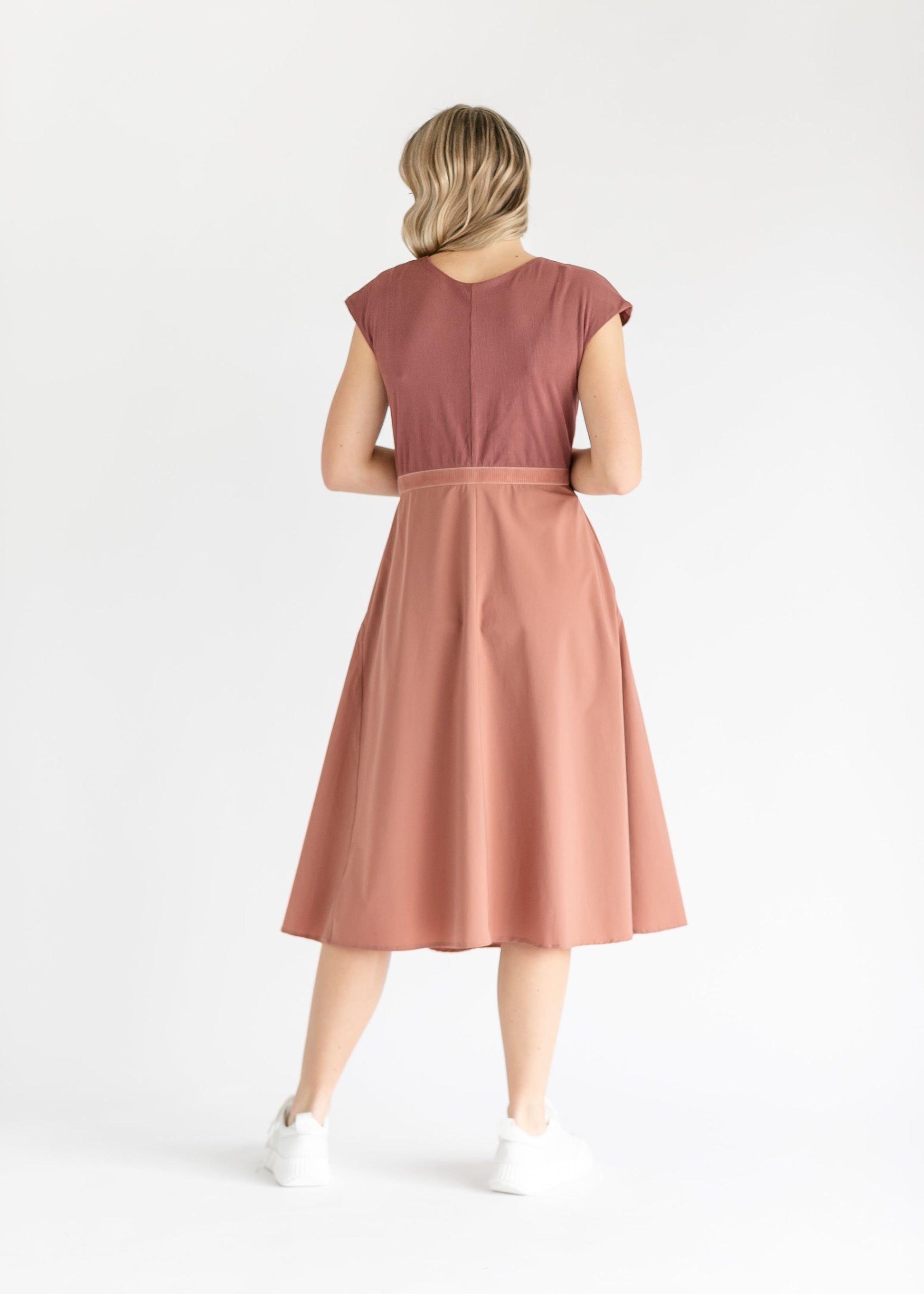 Kate Cap Sleeve Midi Dress - FINAL SALE Inherit Co. Kate Cap Sleeve Midi Dress - FINAL SALE Inherit Co.