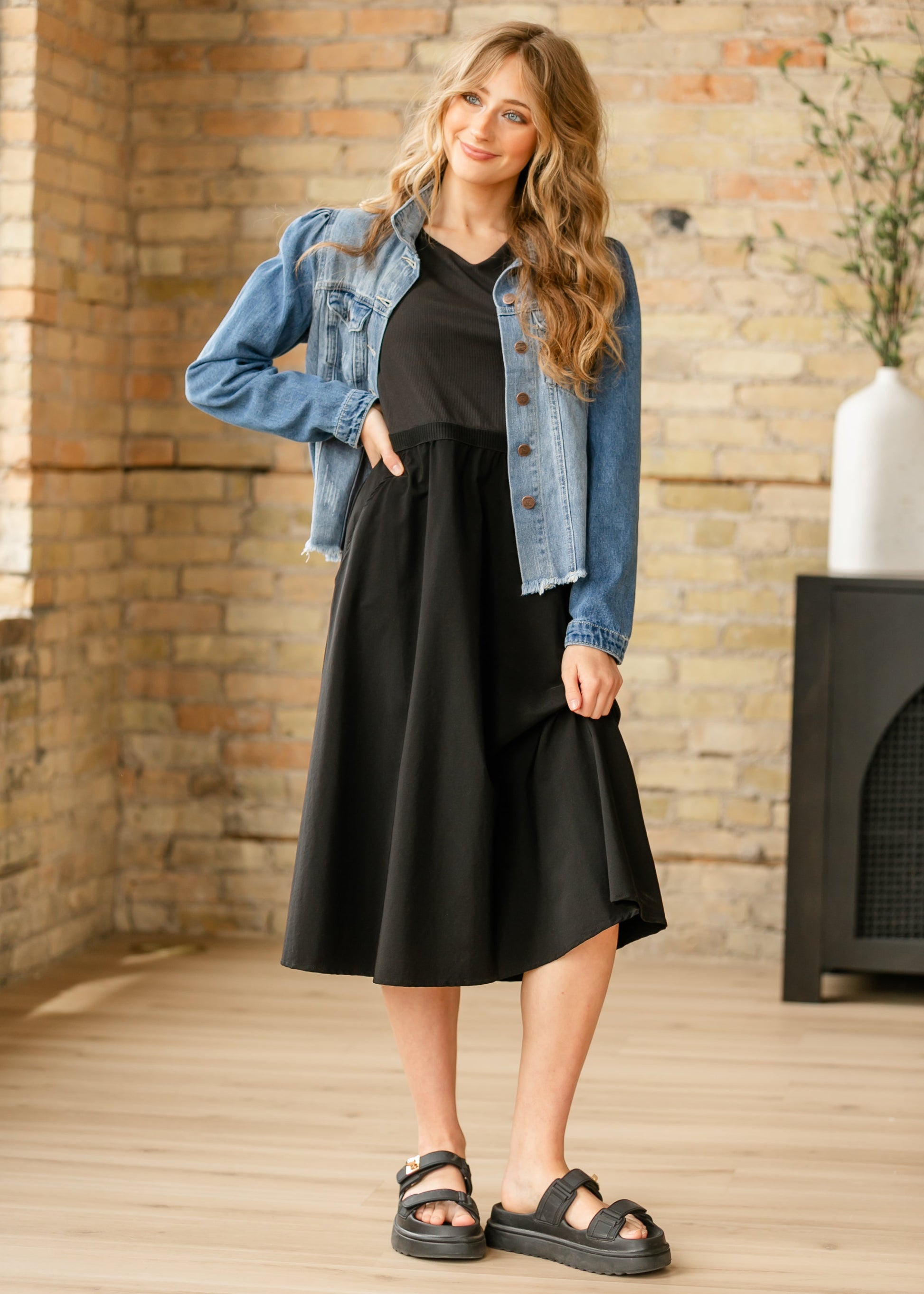 Kate Cap Sleeve Midi Dress IC Dresses
