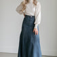 Kathryn Dark Wash A-Line Skirt - FINAL SALE IC Skirts