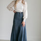 Kathryn Dark Wash A-Line Skirt - FINAL SALE IC Skirts