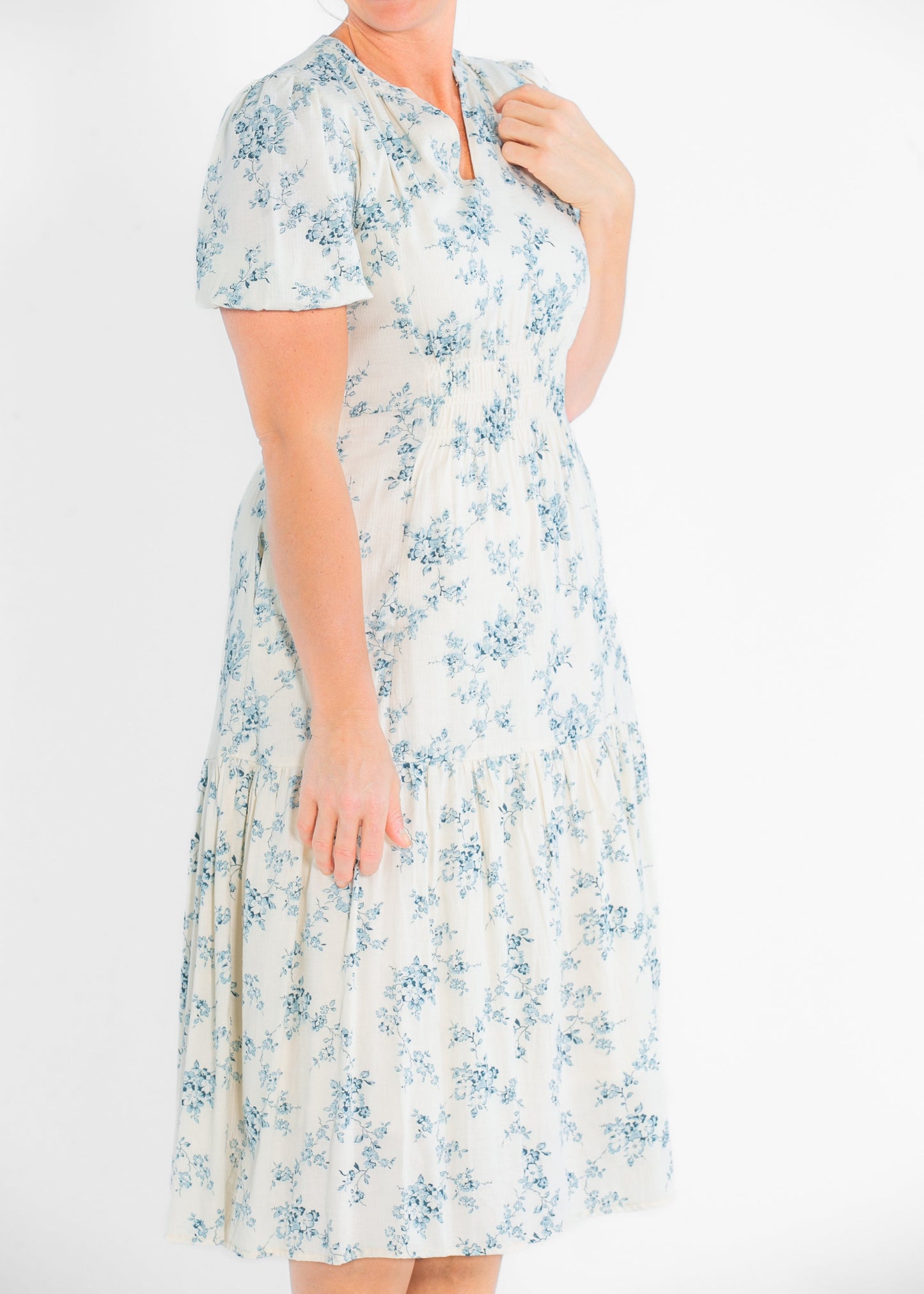 Katrina Half Sleeve Floral Maxi Dress IC Dresses