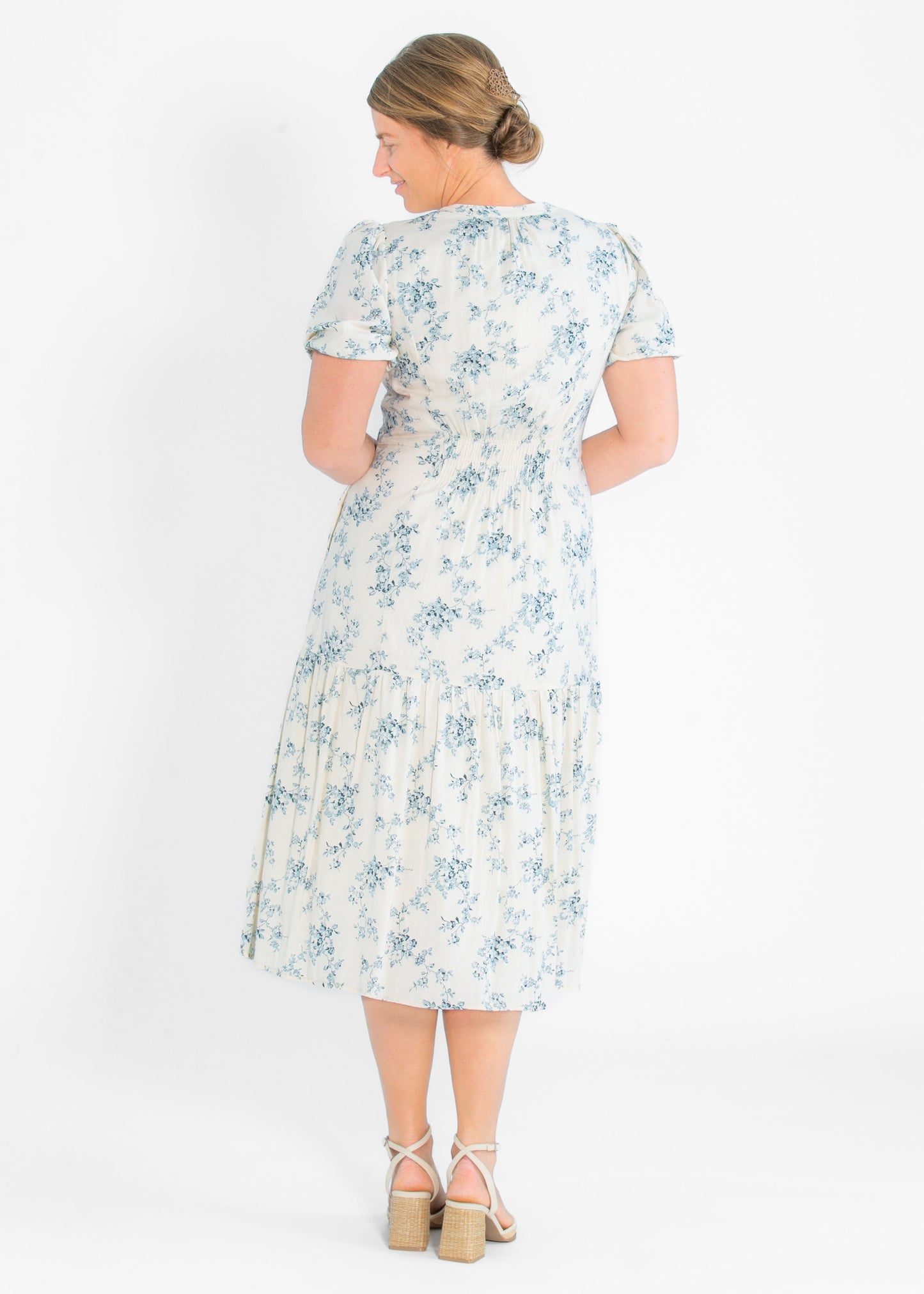 Katrina Half Sleeve Floral Maxi Dress IC Dresses