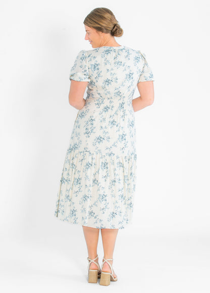 Katrina Half Sleeve Floral Maxi Dress IC Dresses