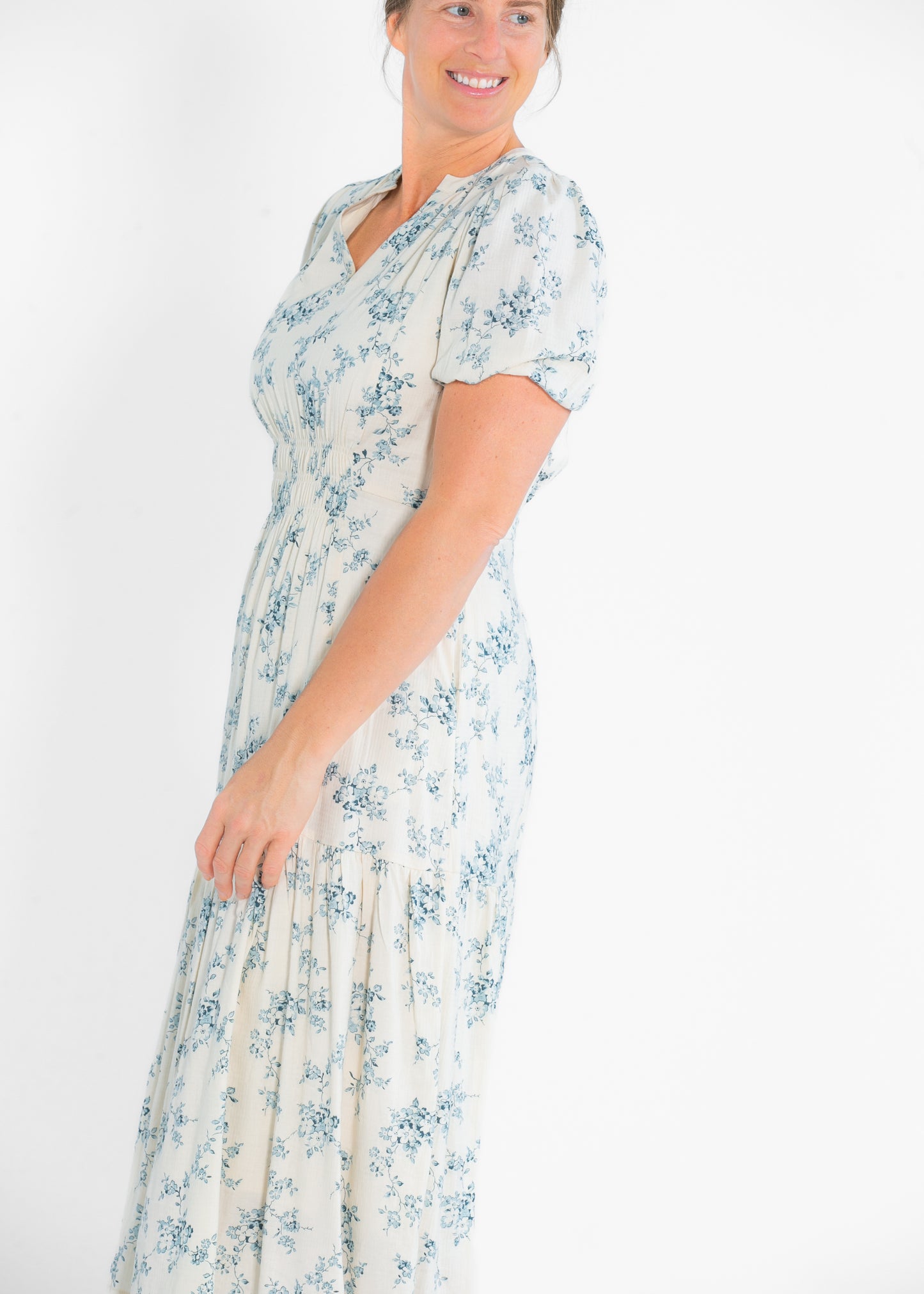 Katrina Half Sleeve Floral Maxi Dress IC Dresses