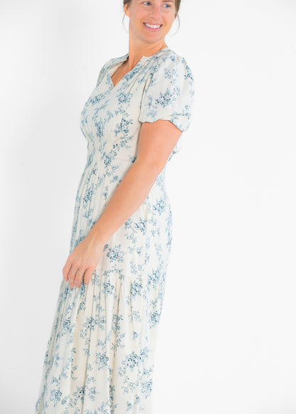 Katrina Half Sleeve Floral Maxi Dress IC Dresses