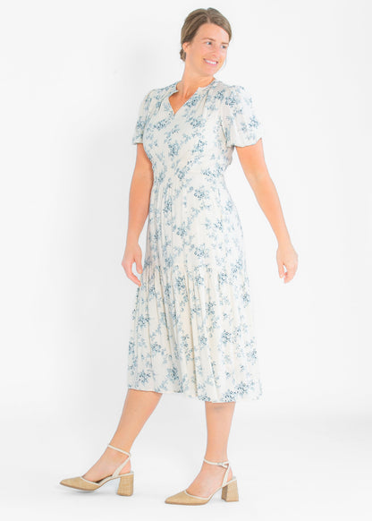 Katrina Half Sleeve Floral Maxi Dress IC Dresses