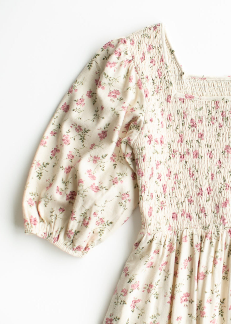 Kayleen Smocked Bodice Floral Maxi Dress IC Dresses