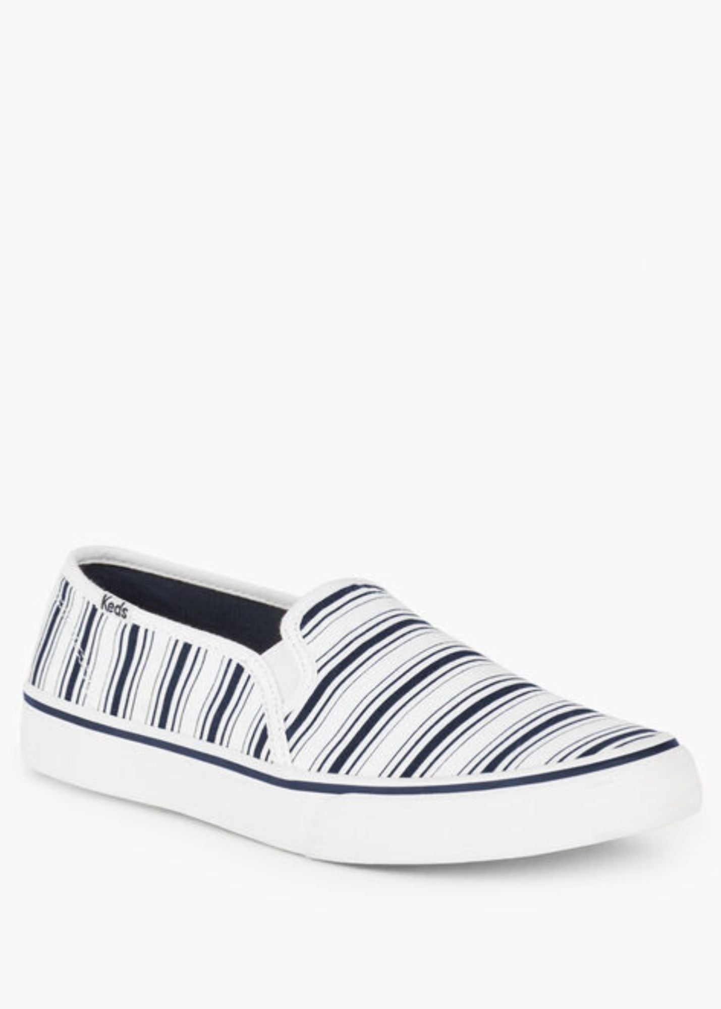 mineral ubemandede bag Keds® Double Decker Navy Stripe Canvas Sneakers - FINAL SALE – Inherit Co.