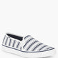 Keds® Double Decker Navy Stripe Canvas Sneakers Shoes