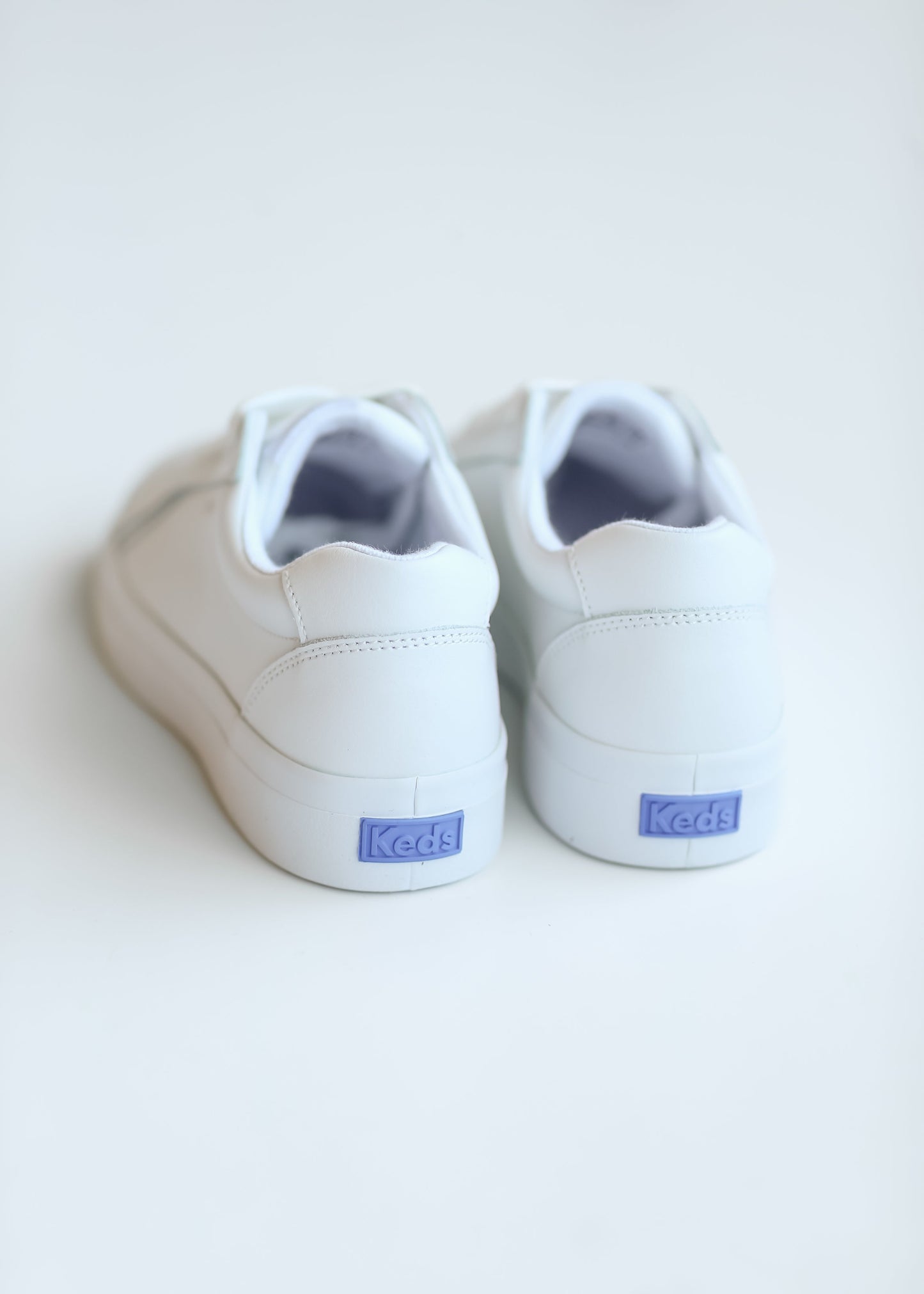 Keds® Pursuit White Leather Lace Up Sneaker Shoes