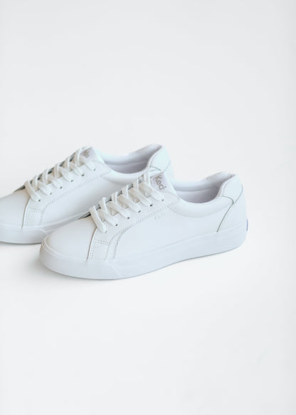 Keds® Pursuit White Leather Lace Up Sneaker Shoes