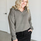Keely Half Zip Long Sleeve Top FF Tops