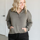 Keely Half Zip Long Sleeve Top FF Tops
