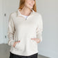 Keely Half Zip Long Sleeve Top FF Tops