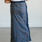 Kelly Navy Stripe Drawstring Skirt IC Skirts