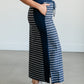 Kelly Navy Stripe Drawstring Skirt IC Skirts