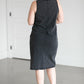Kendari Faded Black Midi Dress Dresses