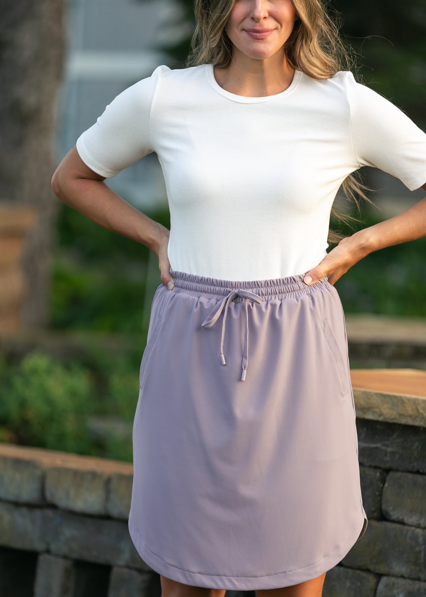 Kenedi Athletic Sport Skirt Lilac