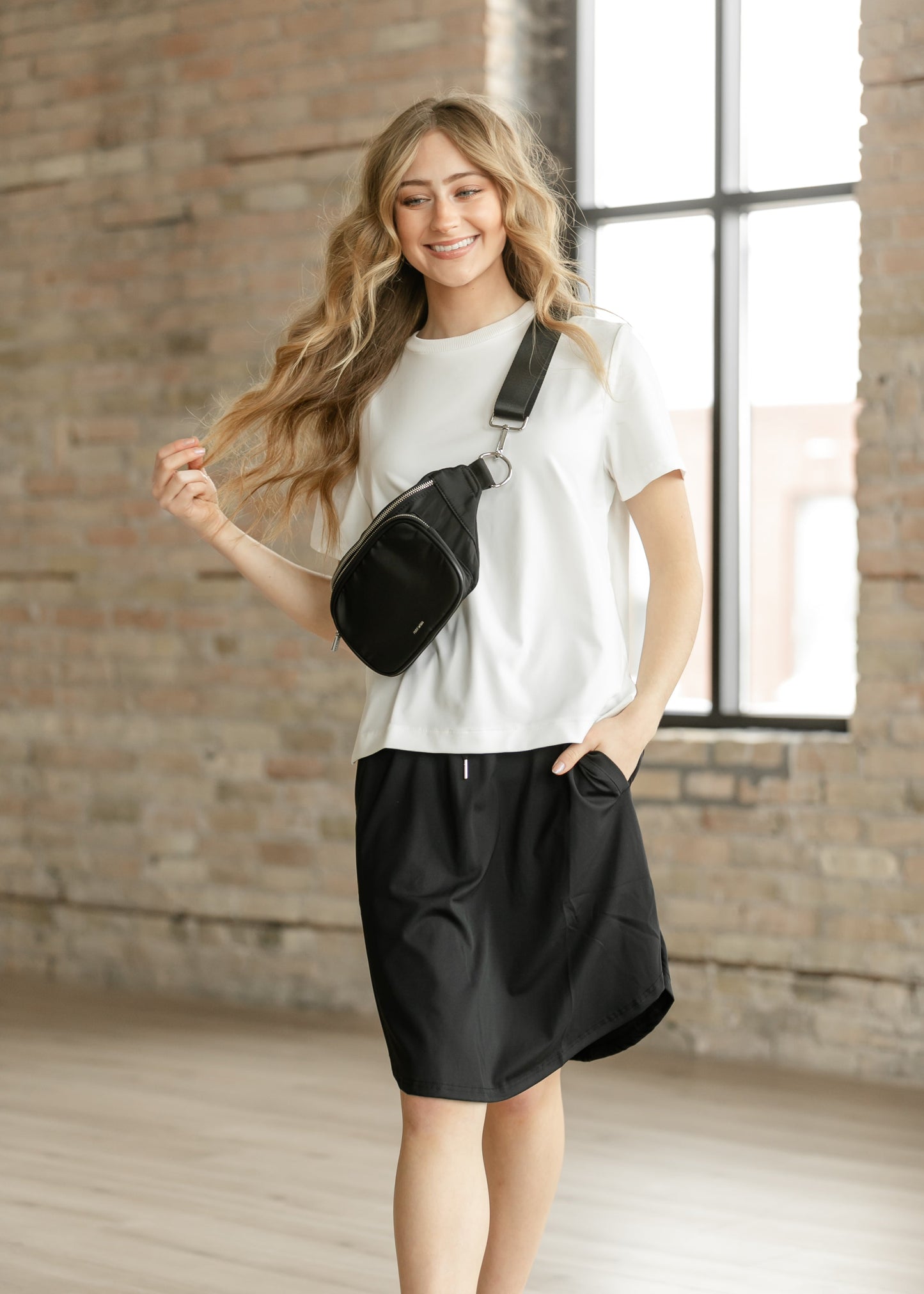 Kenedi Black Athletic Sport Skirt IC Skirts