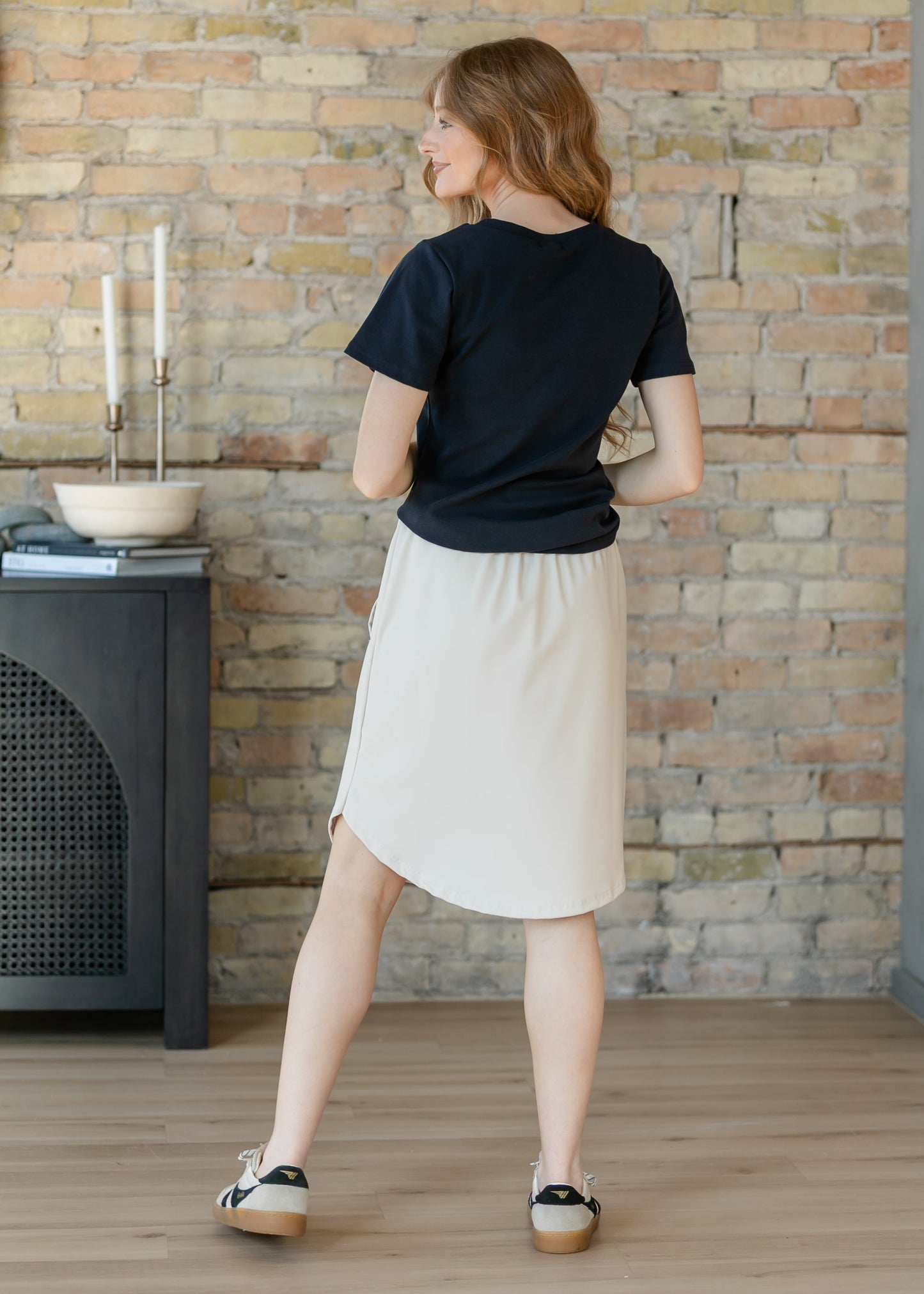 Kenedi Bone White Athletic Sport Skirt IC Skirts