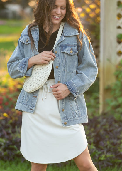 Kenedi Bone White Sport Skirt IC Skirts