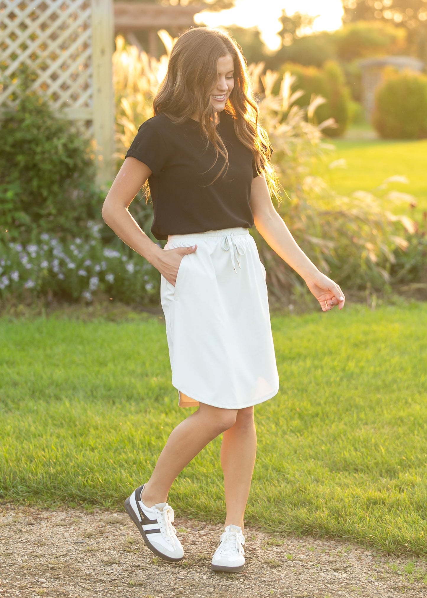 Kenedi Bone White Sport Skirt IC Skirts