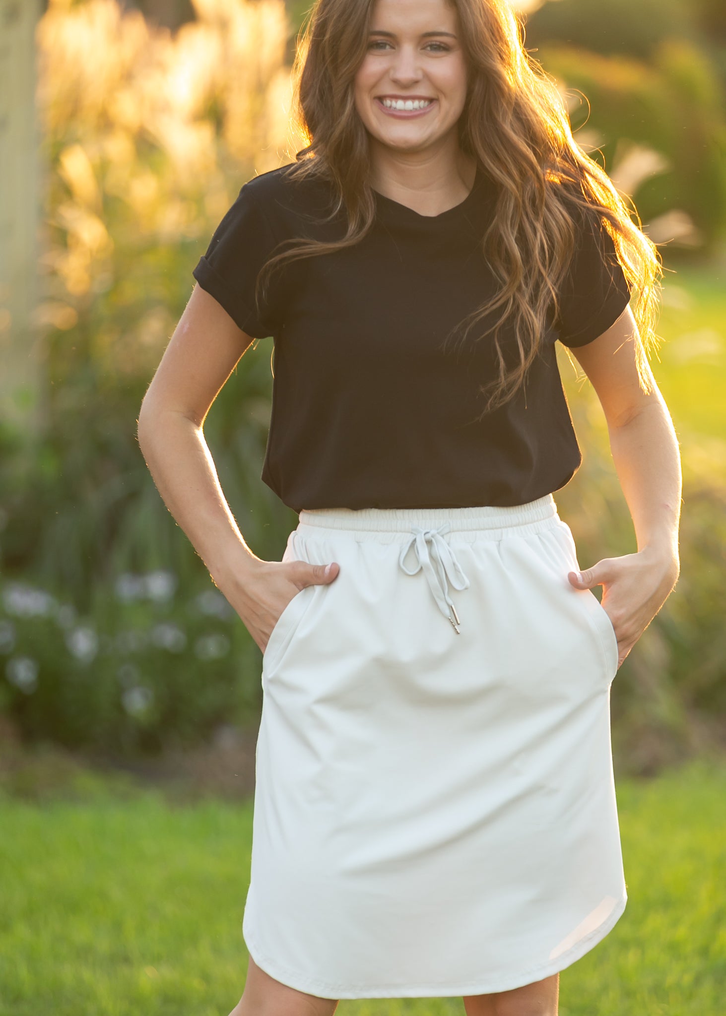 Kenedi Bone White Sport Skirt IC Skirts