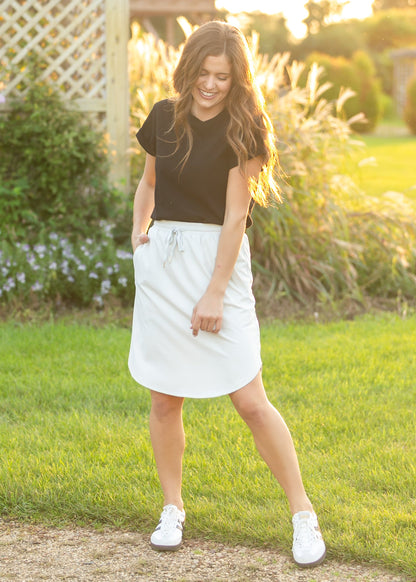 Kenedi Bone White Sport Skirt IC Skirts