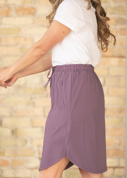 Kenedi Dusty Plum Athletic Sport Skirt IC Skirts