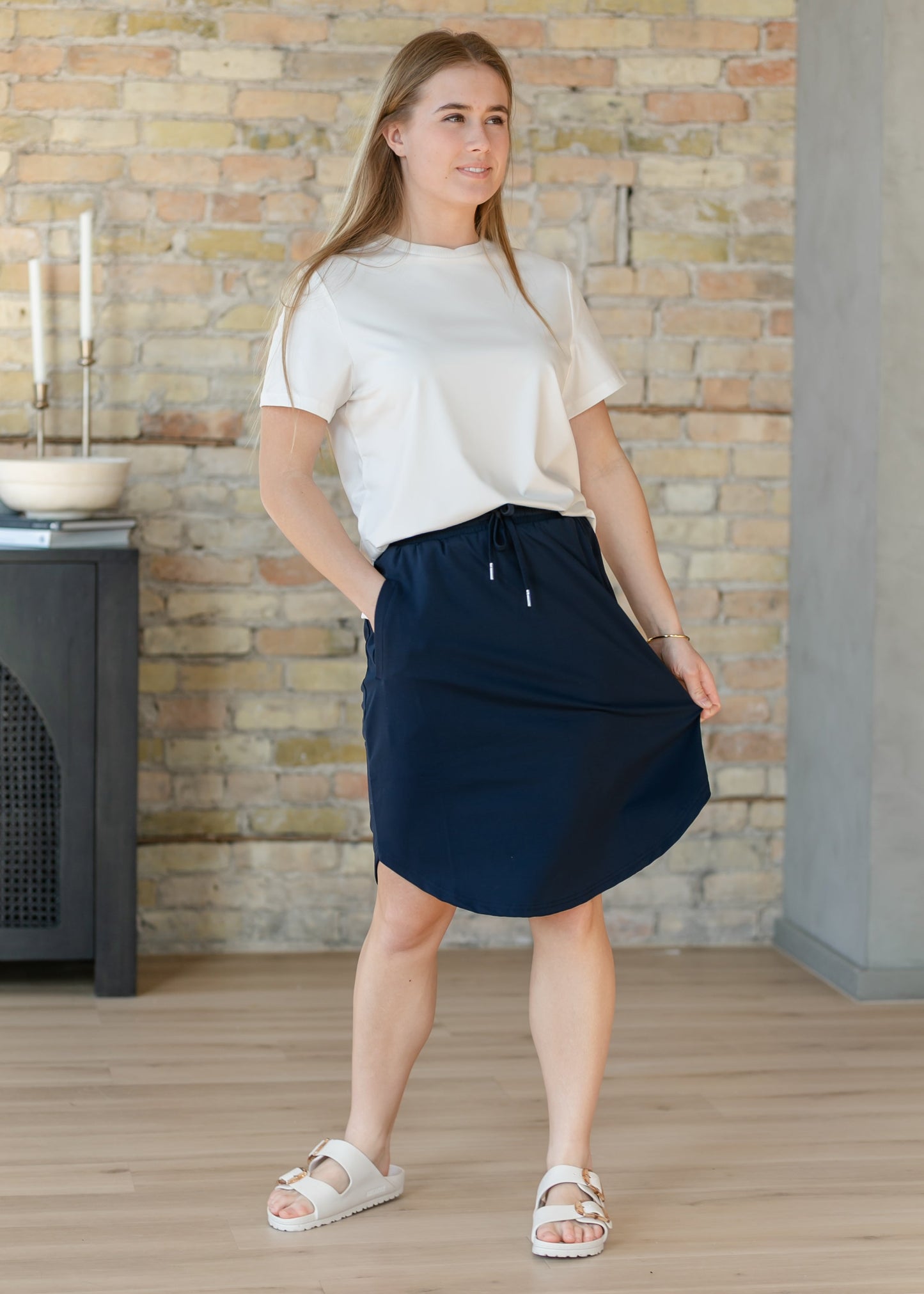 Kenedi Navy Athletic Sport Skirt IC Skirts