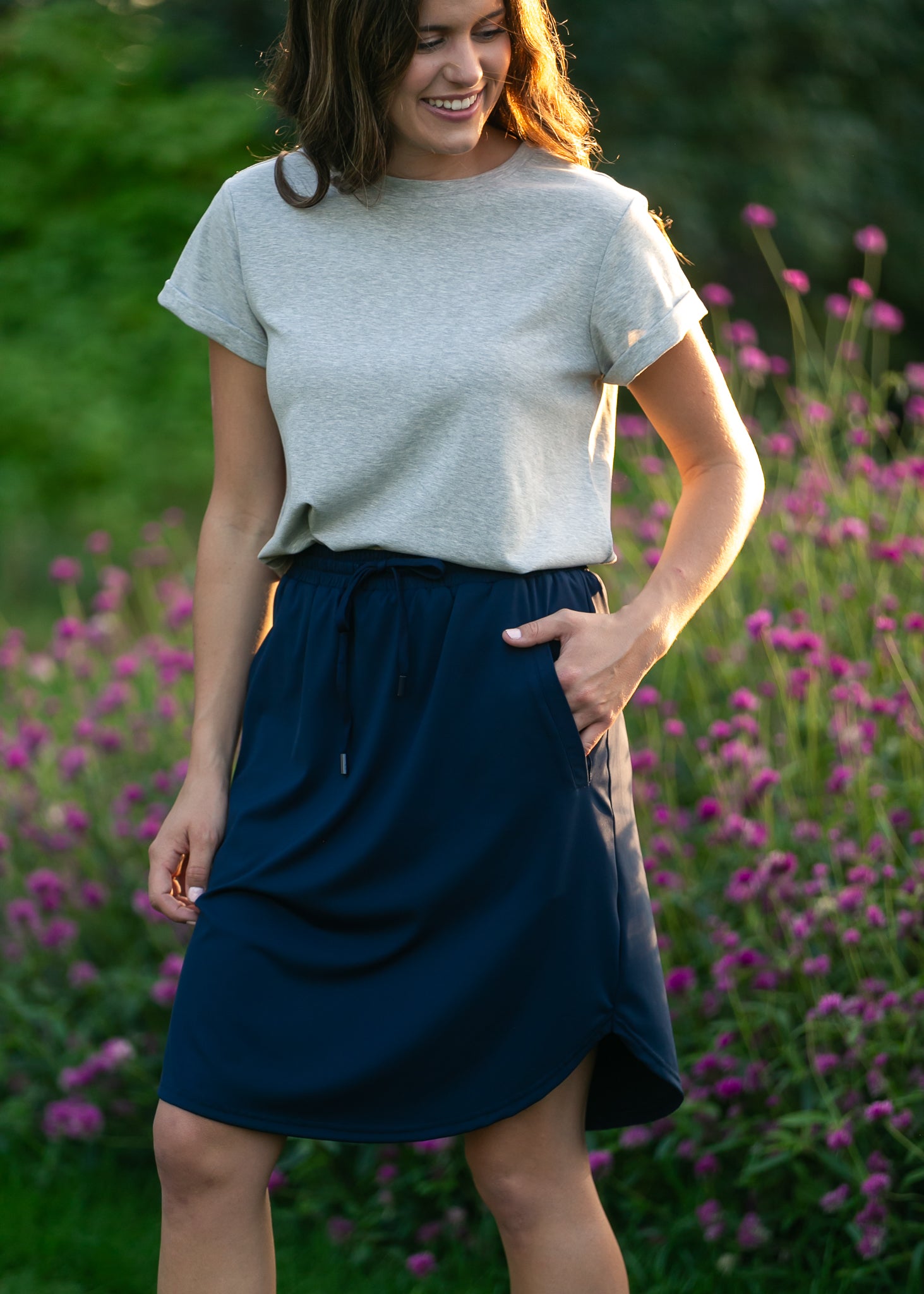 Kenedi Navy Sport Skirt IC Skirts