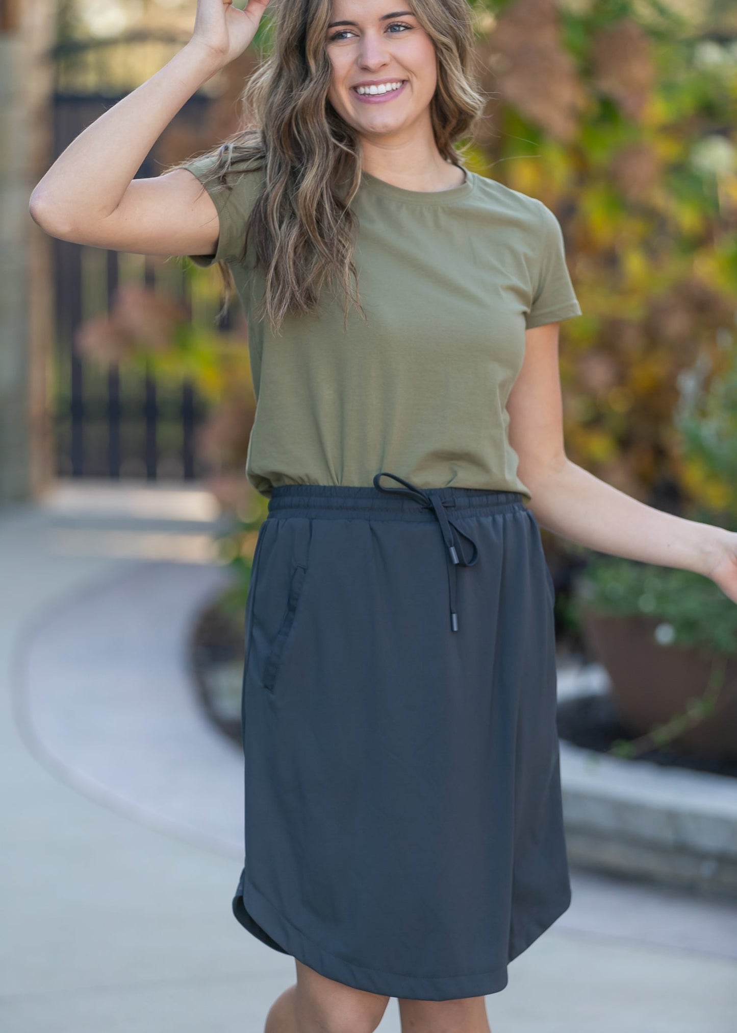 Kenedi Sport Athletic Midi Skirt IC Skirts