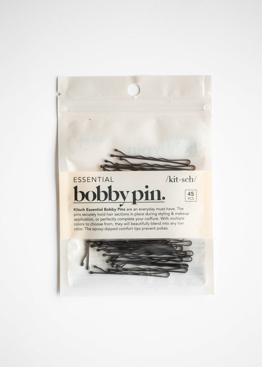 Kitsch™ Essential Bobby Pins 45pc Accessories Brown