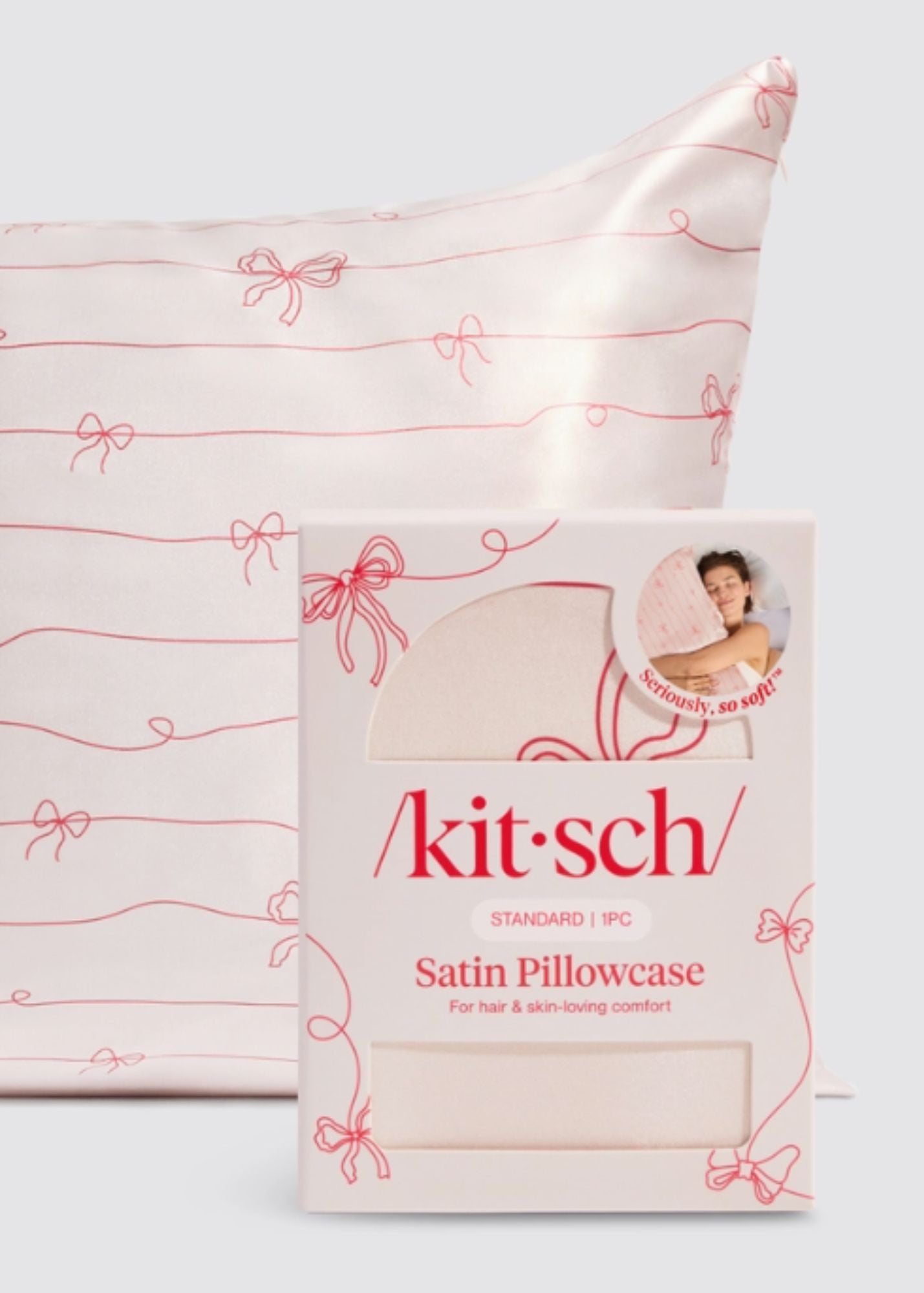 Kitsch™ Holiday Satin Standard Pillowcase FF Home + Lifestyle