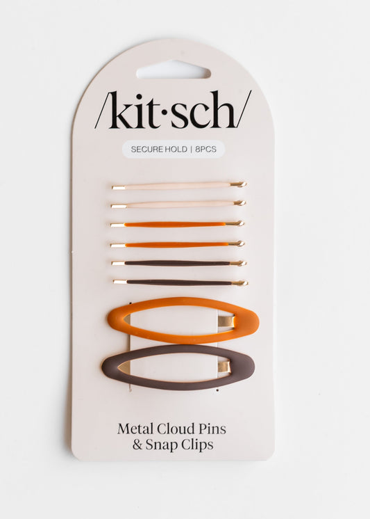Kitsch™ Metal Cloud Pins & Snap Clips 8pc Set Accessories