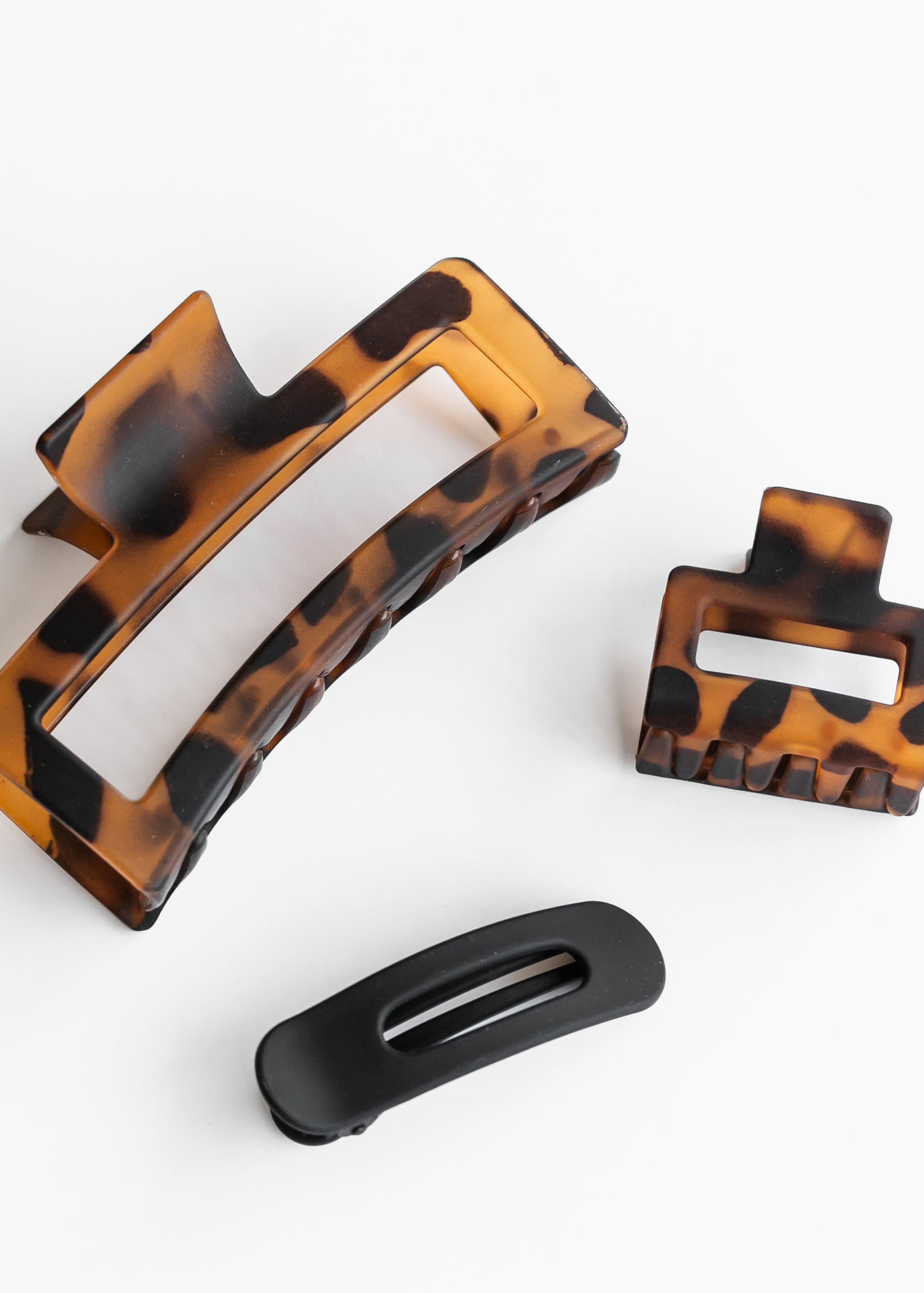 Kitsch™ Rectangle Recycled Plastic Assorted Claw Clips Accessories