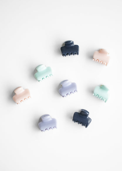 KITSCH™ Recycled Plastic Mini Cloud Clips 8pc Set Accessories