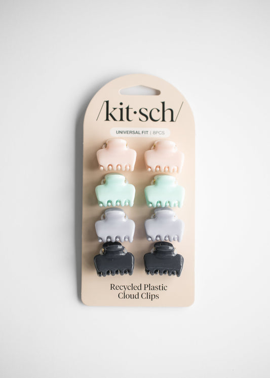 KITSCH™ Recycled Plastic Mini Cloud Clips 8pc Set Accessories Garden