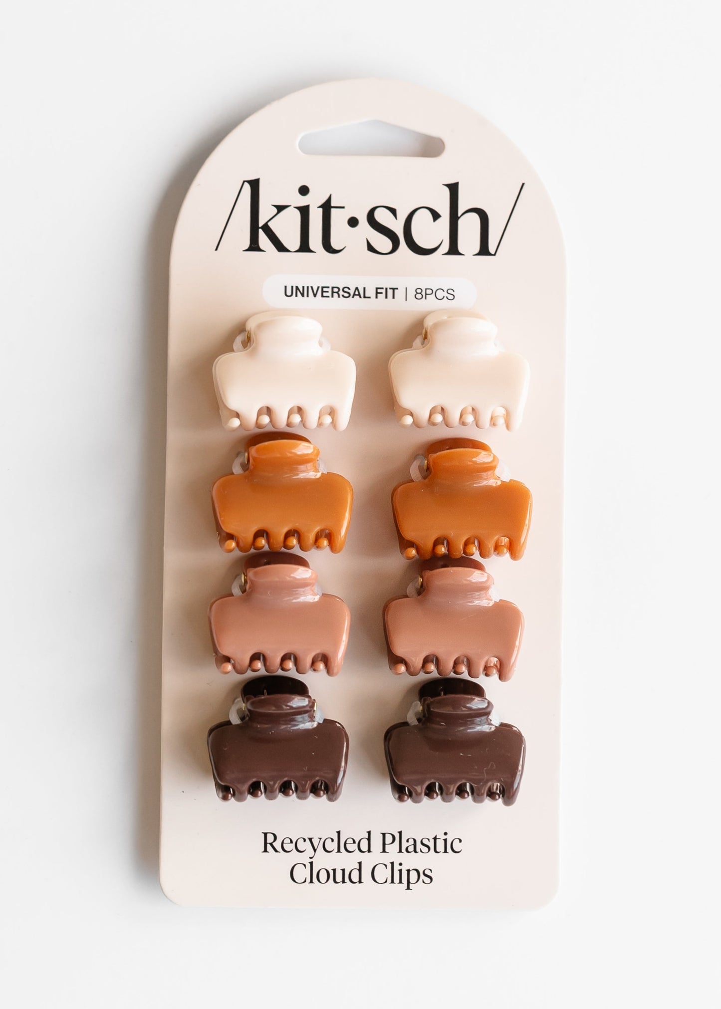 KITSCH™ Recycled Plastic Mini Cloud Clips 8pc Set Accessories Sedona