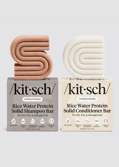 Kitsch™ Rice Water Shampoo & Conditioner Bar Combo FF Home + Lifestyle