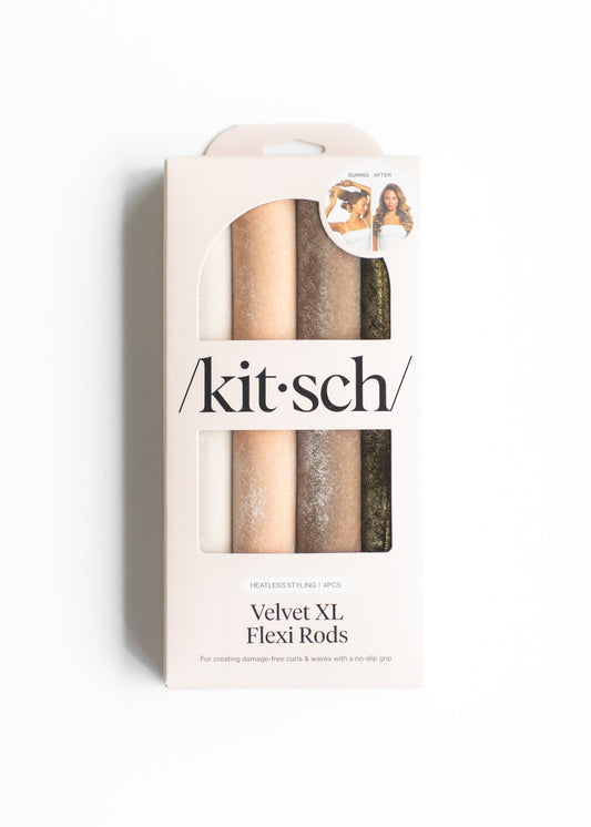 KITSCH™ Velvet XL Flexi Rods 4pc Set Accessories