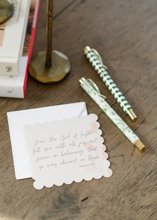 KJV Bible Verse Scalloped Edge Notecards Gifts