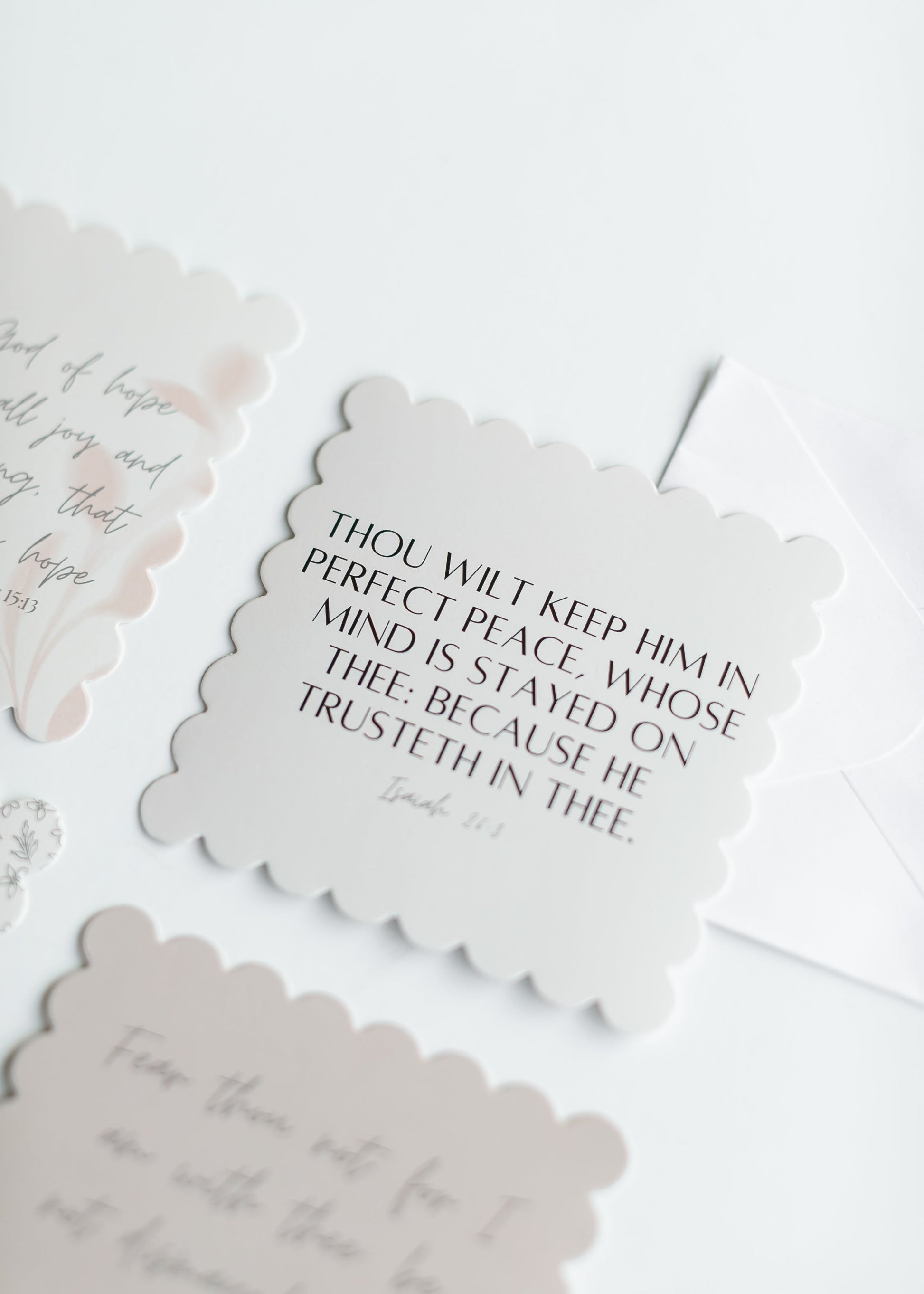 KJV Bible Verse Scalloped Edge Notecards Gifts