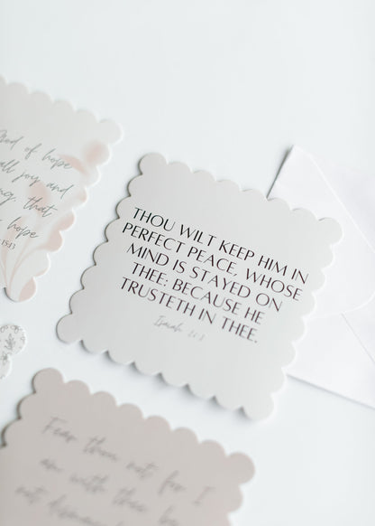 KJV Bible Verse Scalloped Edge Notecards Gifts