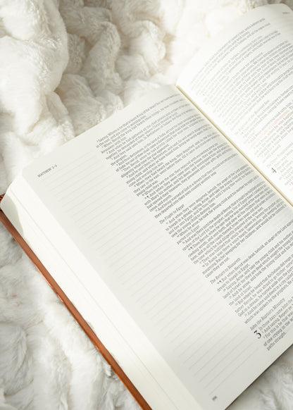 KJV Large Print Notetaking Bible Vienna Theme Gifts Brown