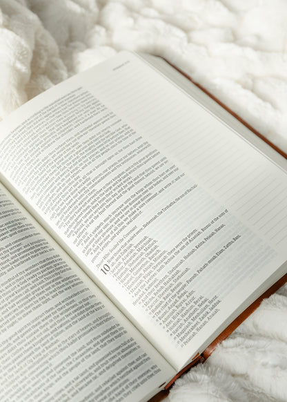 KJV Large Print Notetaking Bible Vienna Theme Gifts Brown