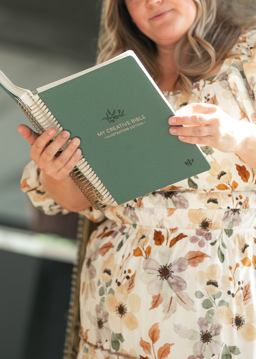 KJV Teal Linen My Creative Bible Gifts