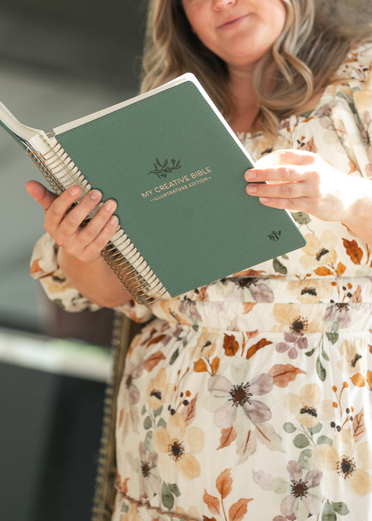 KJV Teal Linen My Creative Bible Gifts