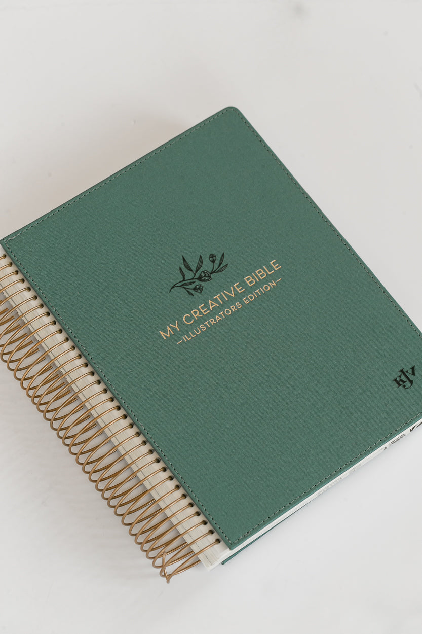 KJV Teal Linen My Creative Bible Gifts