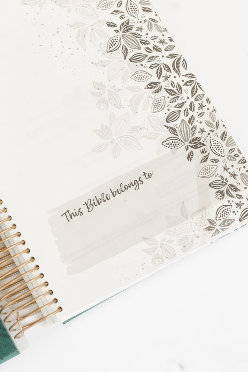 KJV Teal Linen My Creative Bible Gifts